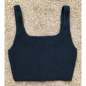 Aritzia Babaton Sculpt cropped tank